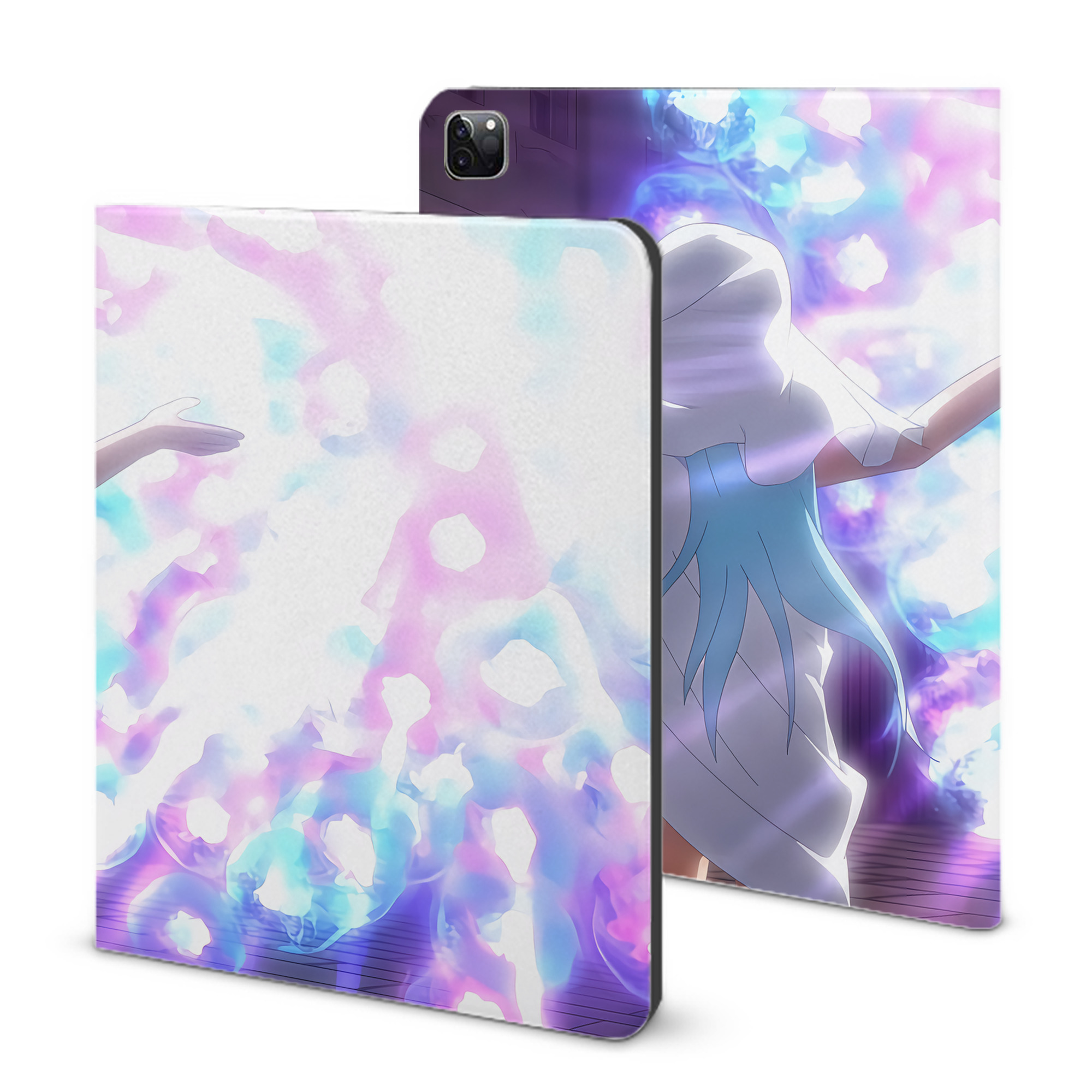 （画像用） 転スラ Regarding Reincarnated to Slime IPad ケース ブック型 PUレザー TPU 耐衝撃 軽量 薄型 ペン収納なし 全面保護 IPad 各モデル対応